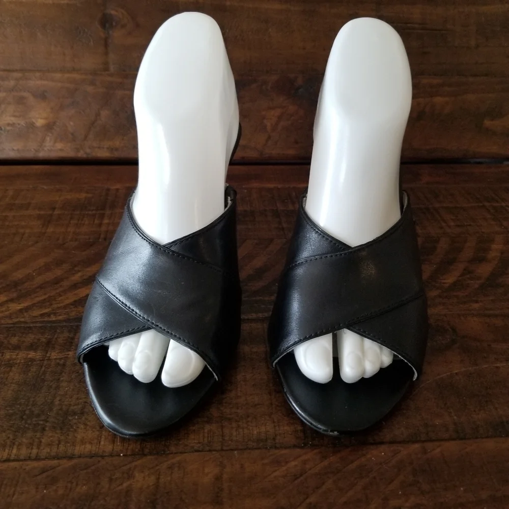 Rockport‎ Adiprene by Adidas Black Heels 8 Leather
